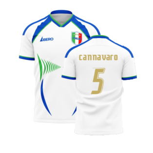 Italy 2006 Style Away Concept Shirt (Libero) (CANNAVARO 5)