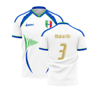 Italy 2006 Style Away Concept Shirt (Libero) (MALDINI 3)