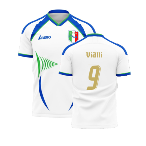 Italy 2006 Style Away Concept Shirt (Libero) (VIALLI 9)