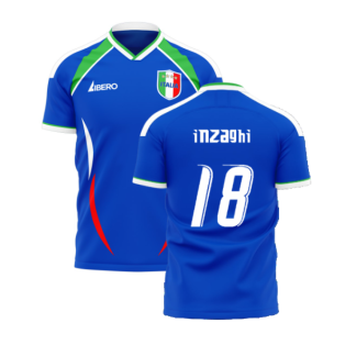Italy 2006 Style Home Concept Shirt (Libero) (Inzaghi 18)