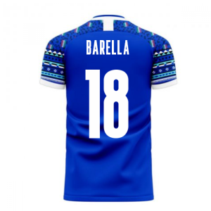 Italy 2022-2023 Home Concept Football Kit (Libero) (BARELLA 18)