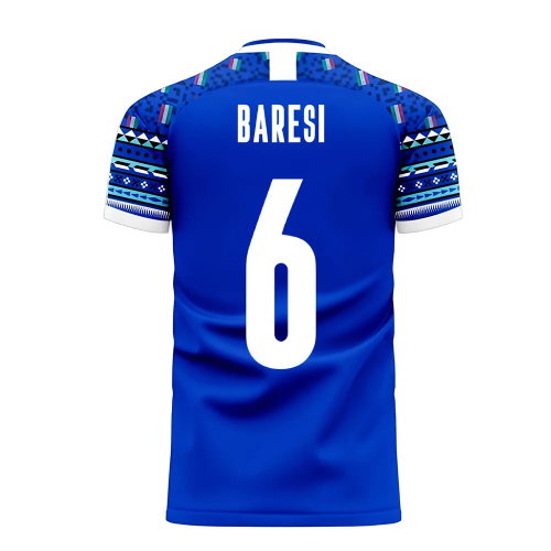 Italy 2025-2026 Home Concept Football Kit (Libero) (BARESI 6)