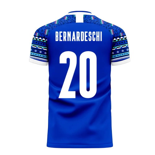 Italy 2025-2026 Home Concept Football Kit (Libero) (BERNARDESCHI 20)