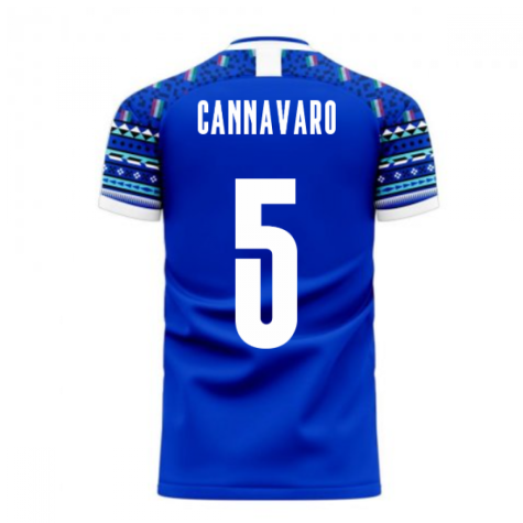 Italy 2023-2024 Home Concept Football Kit (Libero) (CANNAVARO 5)