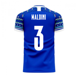 Italy 2022-2023 Home Concept Football Kit (Libero) (MALDINI 3)