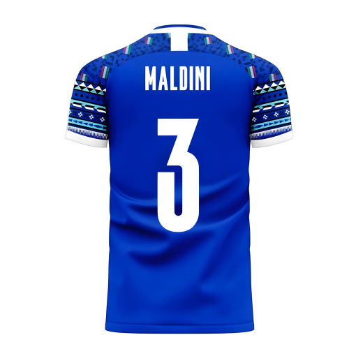 Italy 2025-2026 Home Concept Football Kit (Libero) (MALDINI 3)