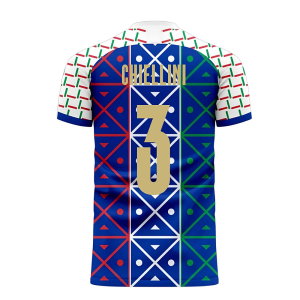 Italy 2025-2026 Renaissance Home Concept Football Kit (Libero) (CHIELLINI 3)