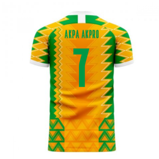 Ivory Coast 2023-2024 Home Concept Football Kit (Libero) (AKPA AKPRO 7)