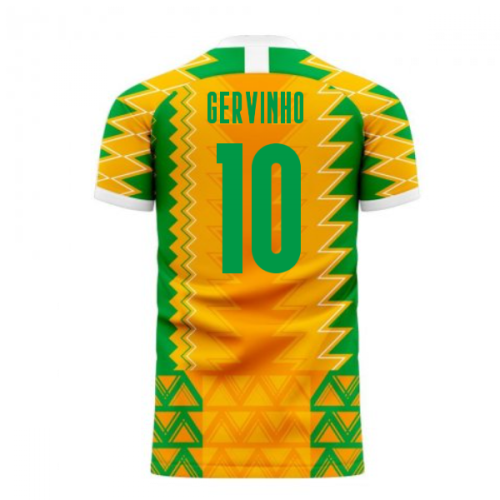 Ivory Coast 2025-2026 Home Concept Football Kit (Libero) (GERVINHO 10)