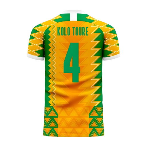 Ivory Coast 2025-2026 Home Concept Football Kit (Libero) (KOLO TOURE 4)