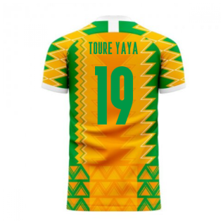 Ivory Coast 2022-2023 Home Concept Football Kit (Libero) (TOURE YAYA 19)