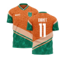Ivory Coast 2021-2022 Away Concept Football Kit (Libero) (CORNET 11)
