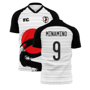 Japan 2021-2022 Away Concept Football Kit (Fans Culture) (MINAMINO 9)