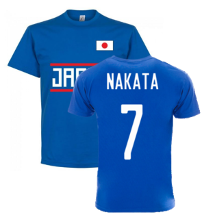 Japan Team T-Shirt - Royal (NAKATA 7)