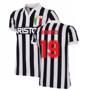 Juventus FC 1984 - 85 Retro Football Shirt (BONUCCI 19)