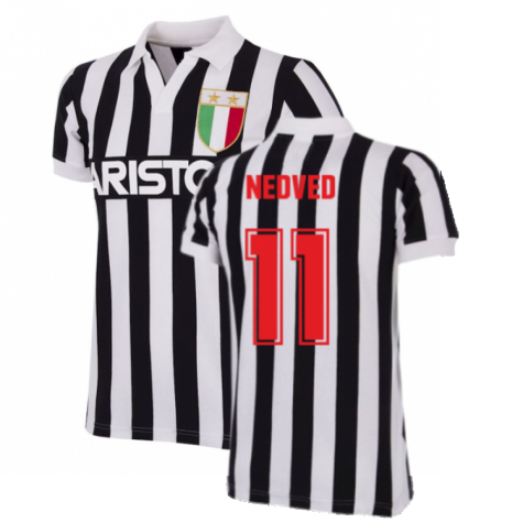 Juventus FC 1984 - 85 Retro Football Shirt (NEDVED 11)