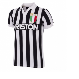 Juventus FC 1984 - 85 Retro Football Shirt (R.BAGGIO 10)