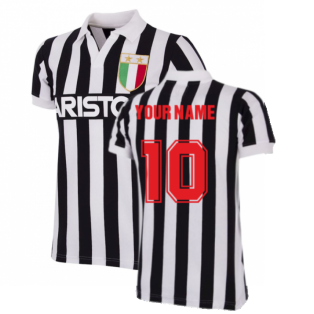 Juventus FC 1984 - 85 Retro Football Shirt (Your Name)