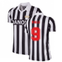 Juventus FC 1992 - 93 Coppa UEFA Retro Football Shirt (VIALLI 9)
