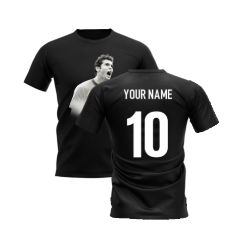Kaka Legend T-Shirt (Black) (Your Name)