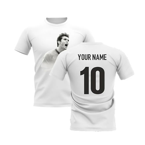 Kaka Legend T-Shirt (White) (Your Name)