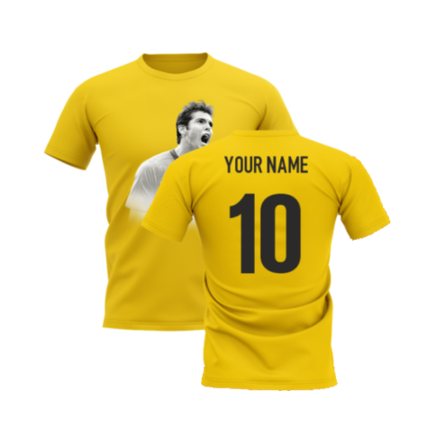 Kaka Legend T-Shirt (Yellow) (Your Name)