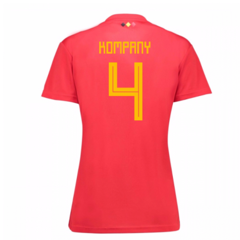 2018-19 Belgium Home Womens Shirt (Kompany 4)