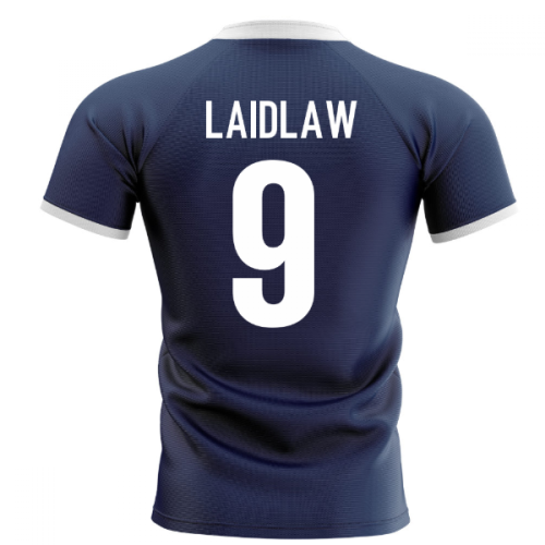 2025-2026 Scotland Flag Concept Rugby Shirt (Laidlaw 9)