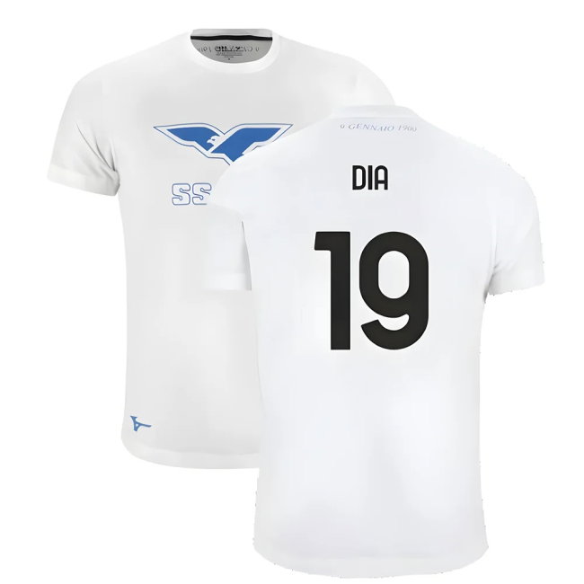 Lazio 125th Anniversary Cotton Tee (White) (Dia 19)