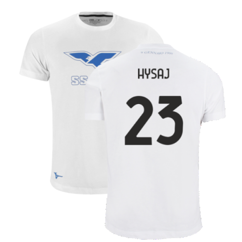 Lazio 125th Anniversary Cotton Tee (White) (Hysaj 23)