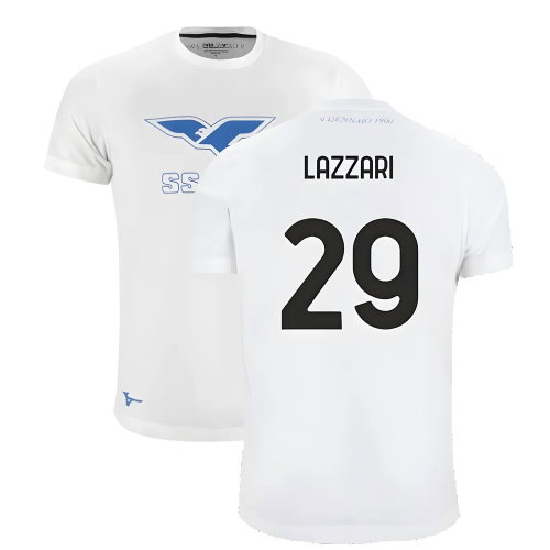 Lazio 125th Anniversary Cotton Tee (White) (Lazzari 29)