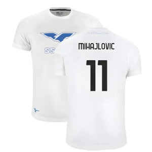 Lazio 125th Anniversary Cotton Tee (White) (Mihajlovic 11)