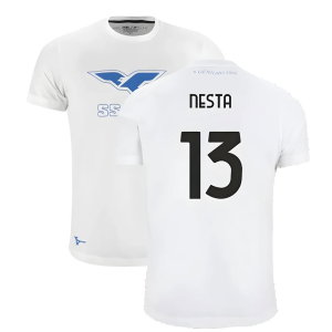 Lazio 125th Anniversary Cotton Tee (White) (Nesta 13)