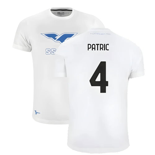 Lazio 125th Anniversary Cotton Tee (White) (Patric 4)