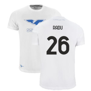 Lazio 125th Anniversary Cotton Tee (White) (Radu 26)