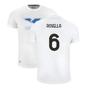 Lazio 125th Anniversary Cotton Tee (White) (Rovella 6)