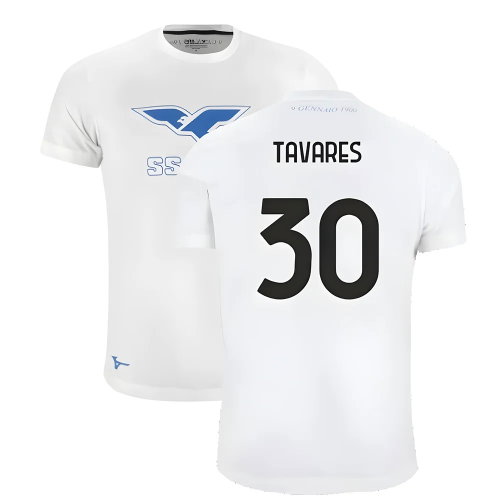 Lazio 125th Anniversary Cotton Tee (White) (Tavares 30)
