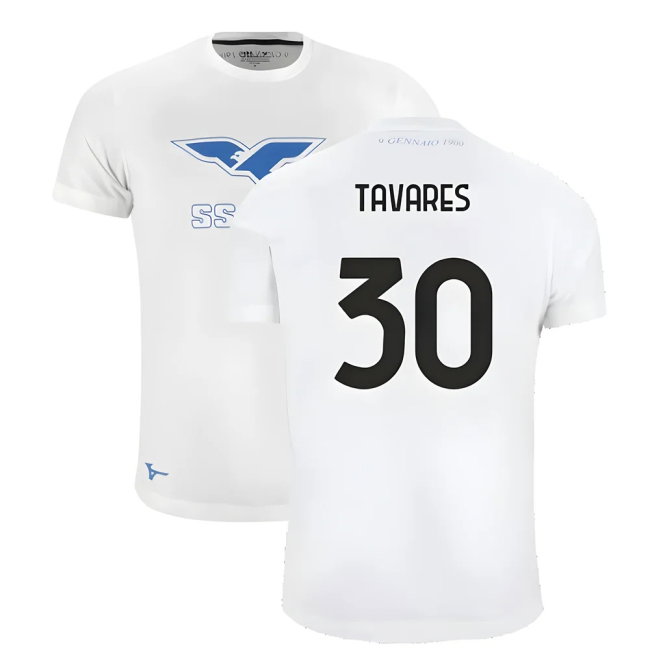 Lazio 125th Anniversary Cotton Tee (White) (Tavares 30)
