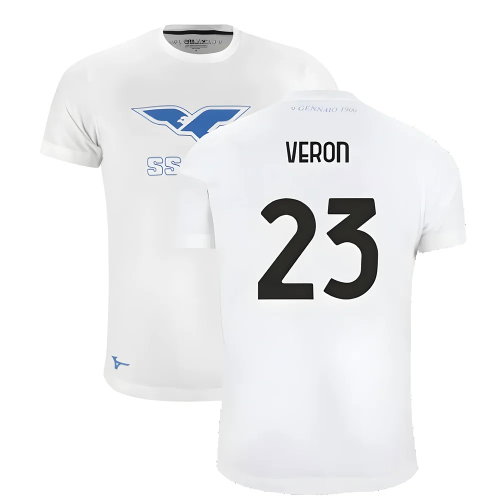 Lazio 125th Anniversary Cotton Tee (White) (Veron 23)