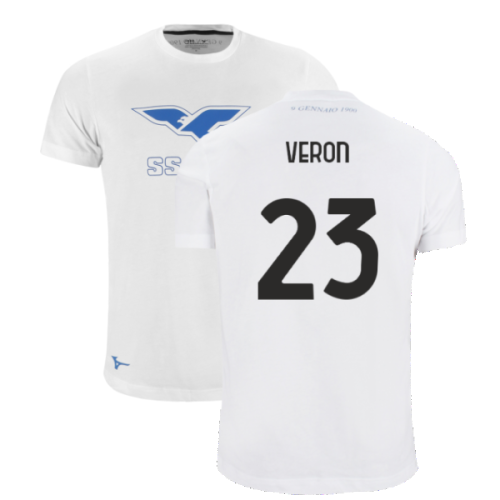Lazio 125th Anniversary Cotton Tee (White) (Veron 23)