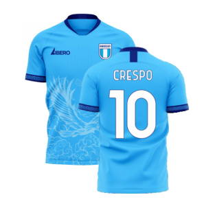 Lazio 2023-2024 Home Concept Football Kit (Libero) (CRESPO 10)