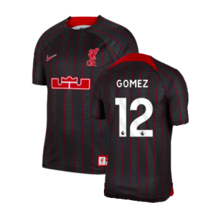 LeBron x Liverpool Football Shirt (Black) (Gomez 12)