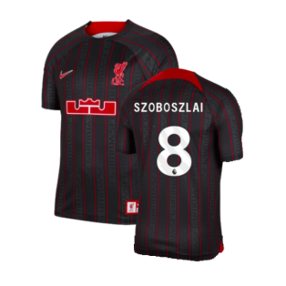 LeBron x Liverpool Football Shirt (Black) (Szoboszlai 8)
