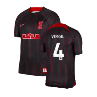 LeBron x Liverpool Football Shirt (Black) (Virgil 4)