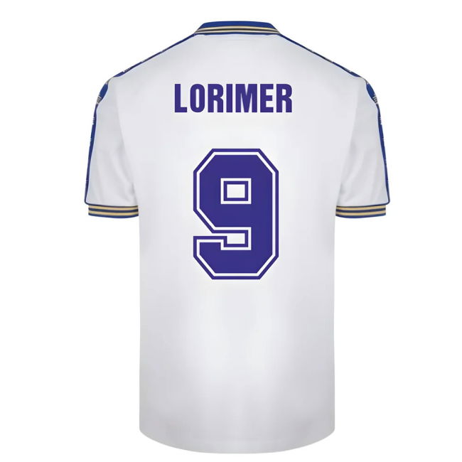 Leeds United 1978 Admiral Retro Football Shirt (Lorimer 9)