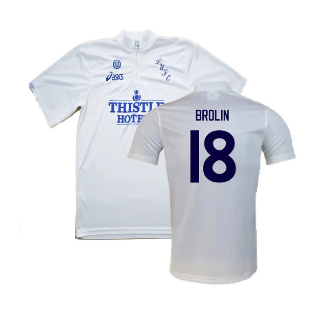 Leeds United 1995-1996 Home Shirt (Excellent) (Brolin 18)