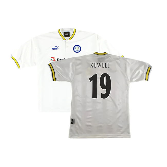 Leeds United 1996-98 Home Shirt (L) (Mint) (Kewell 19)