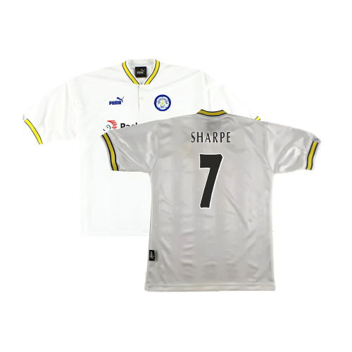 Leeds United 1996-98 Home Shirt (L) (Mint) (Sharpe 7)