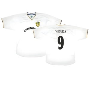 Leeds United 2001 Retro Football Shirt (Viduka 9)