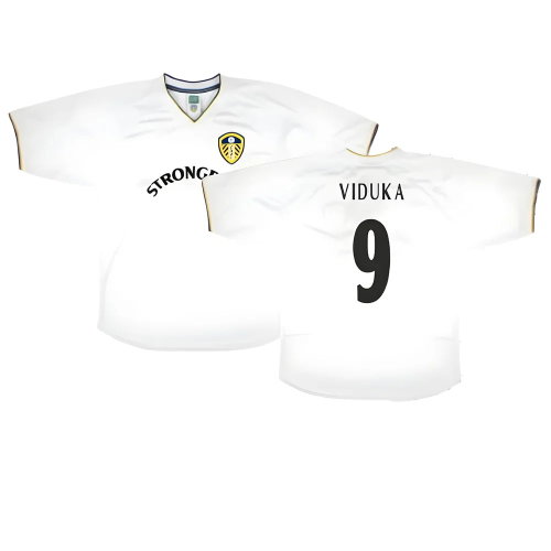 Leeds United 2001 Retro Football Shirt (Viduka 9)